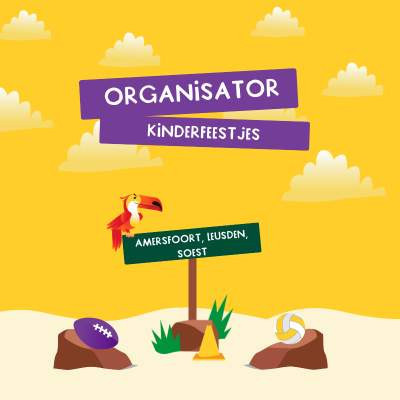 Organisator kinderfeestjes - Regio Amersfoort, Leusden en Soest<br>Flexibel